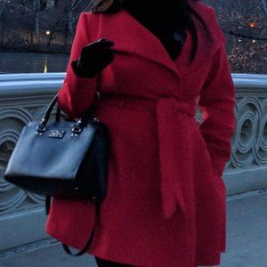 Ever New - Red Wrap Coat